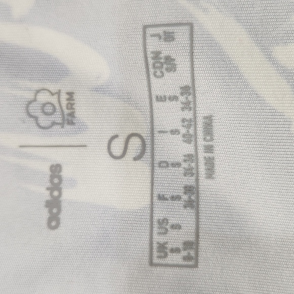 adidas Farm Rio Butterfly Print Mini Dress Blue Short Sleeves, Women's Small - Picture 8 of 8